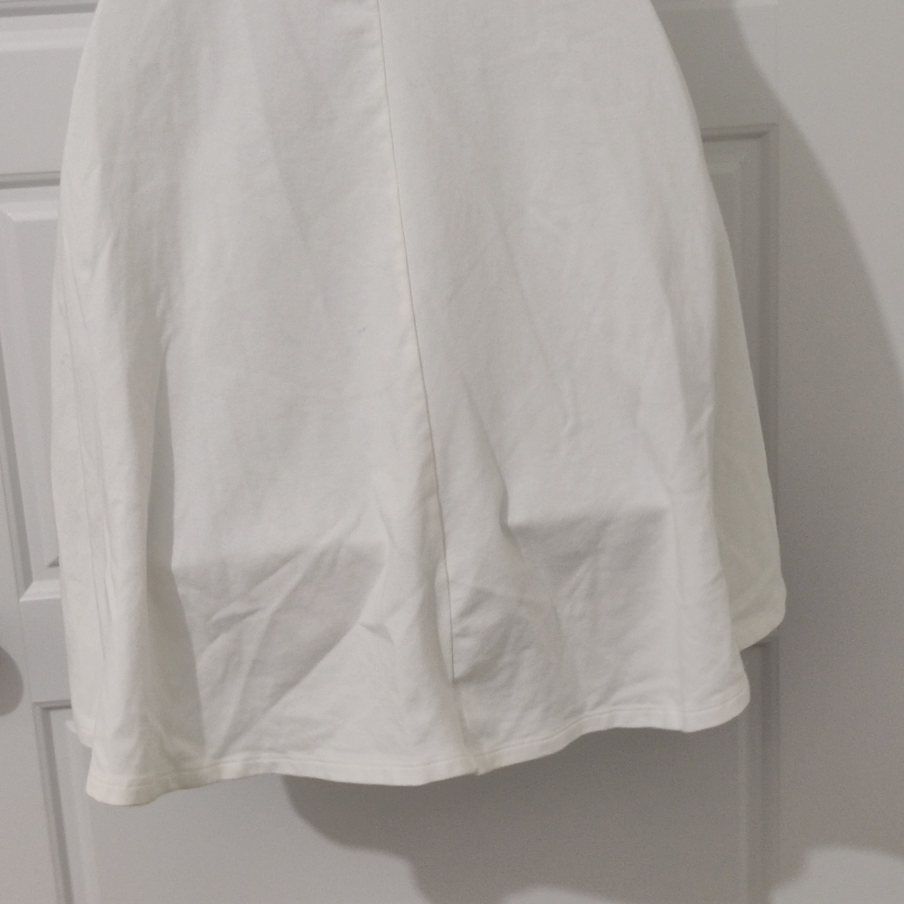 Express Backless Halter Mini Express Solid White … - image 7